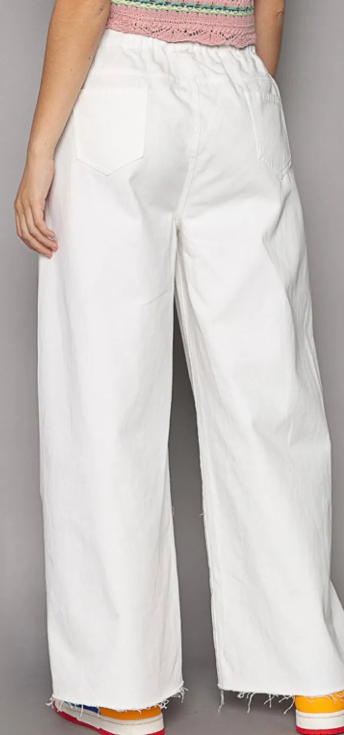 Daisy Distressed Denim Pant