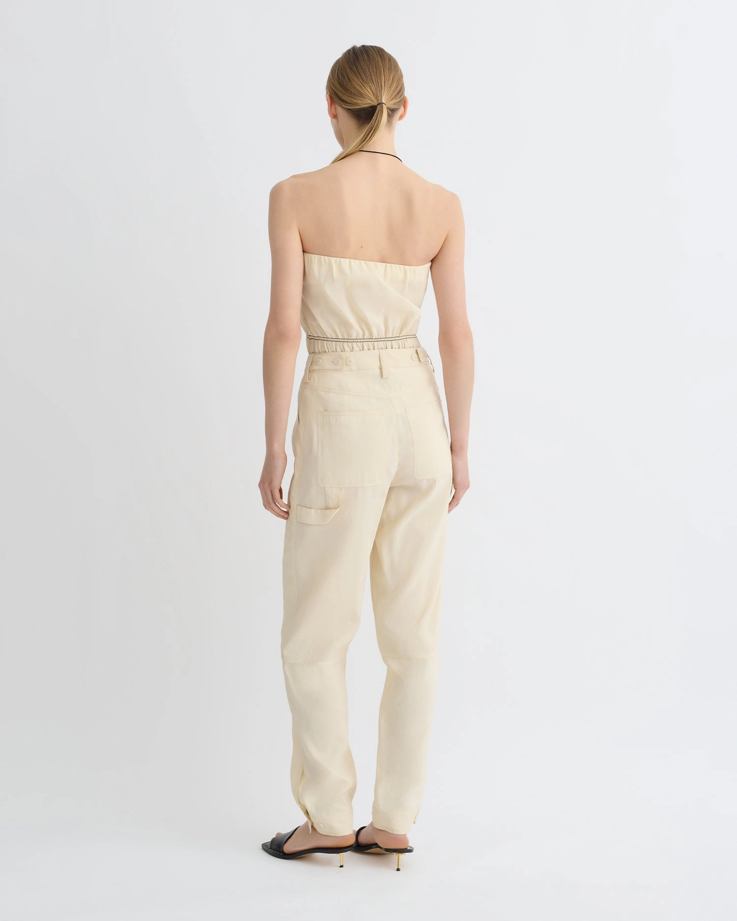 Workout Ready Daron - Glass Poplin Pants - Oat