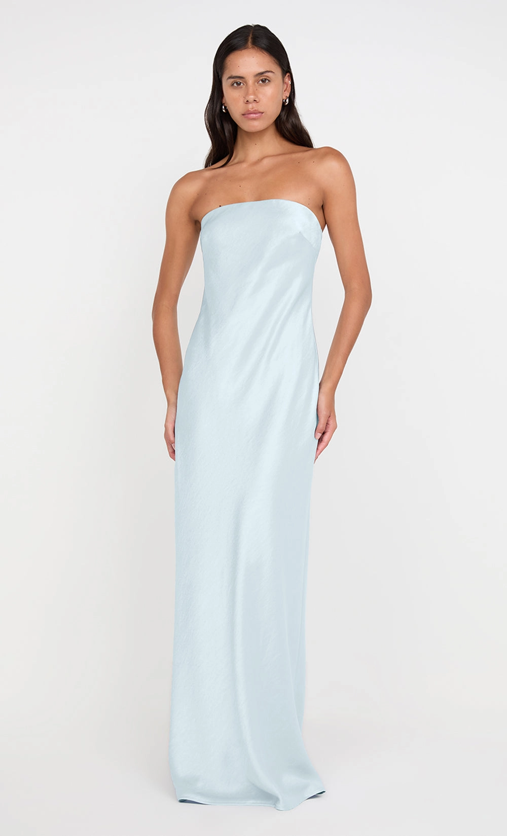 Trendy Vibes AUSTEN STRAPLESS MAXI DRESS - ARCTIC BLUE