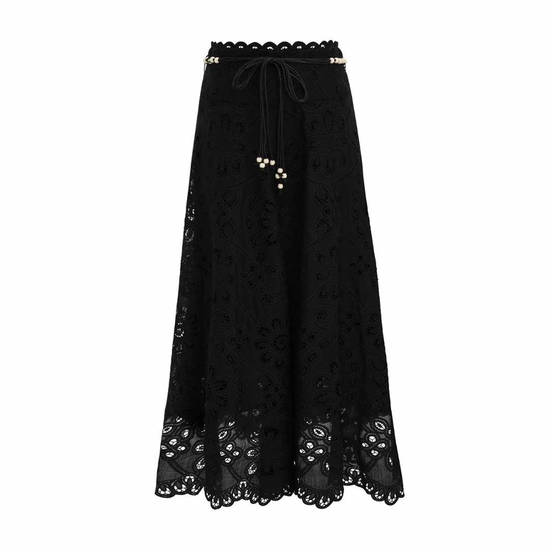 Easy Vibe Luxury Trim Rhiannon Embroidered Skirt