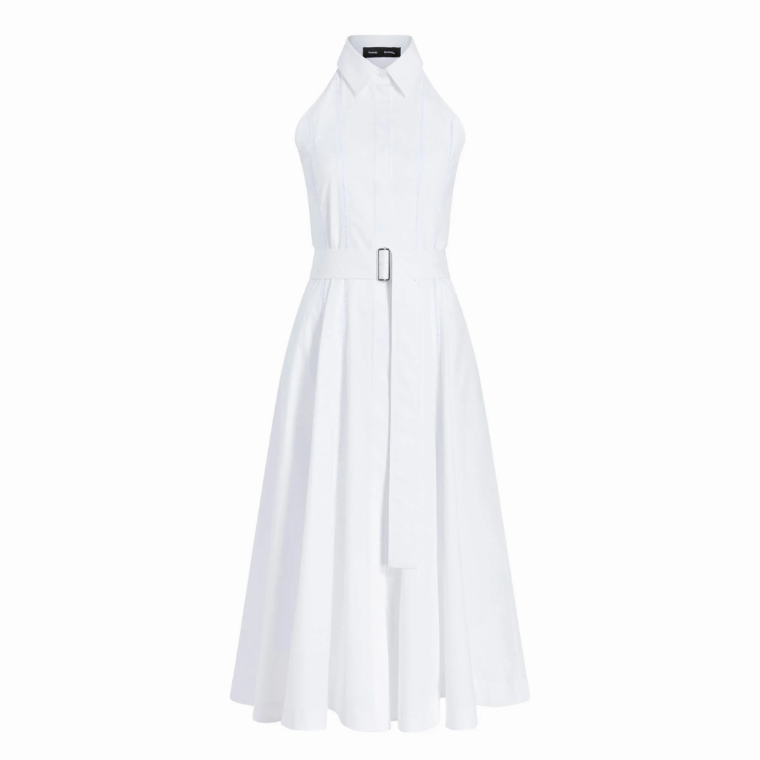 Layered Design Baby-Shower Dorothy Cotton Poplin Dress