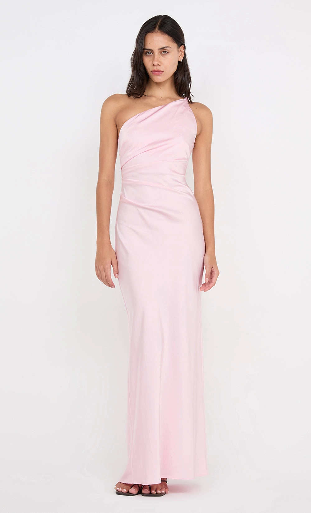 Smart Comfort Easy-to-style casual dress LUNETTA ASYM DRESS - POWDER PINK