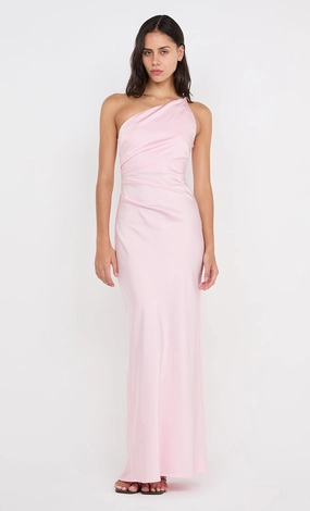 Smart Comfort Easy-to-style casual dress LUNETTA ASYM DRESS - POWDER PINK