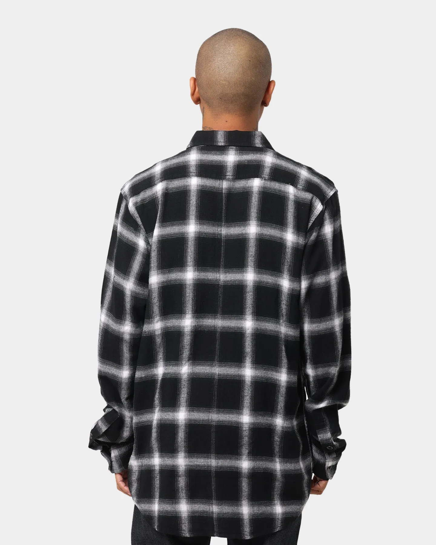 Dead Studios Rinsed Flanno Shirt Black/White