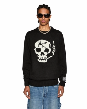 Recycled Polyester DEAD KNIT CREW BLACK