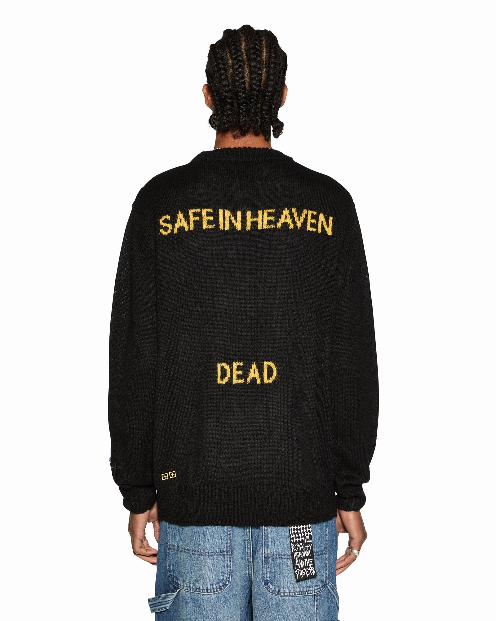 Reinforced Shoulders WrinkleFree Structure DEAD KNIT CREW BLACK