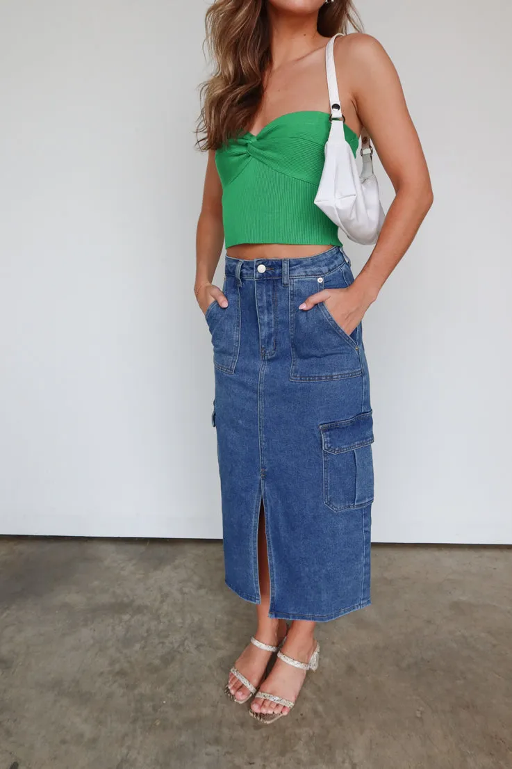 Deborah Denim Skirt