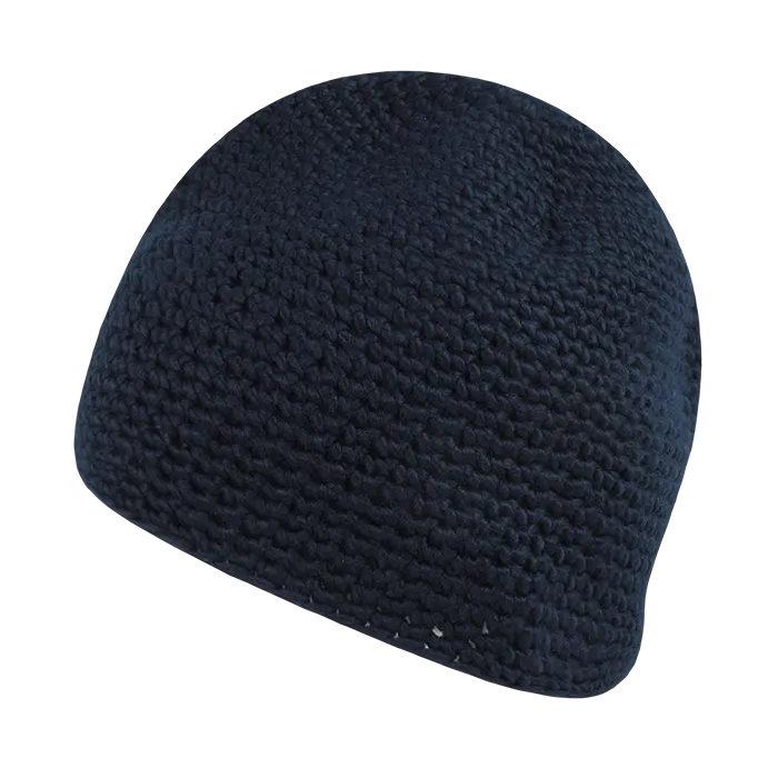 Decky 688 - Door Mat Beanie, Thick Knit Cap
