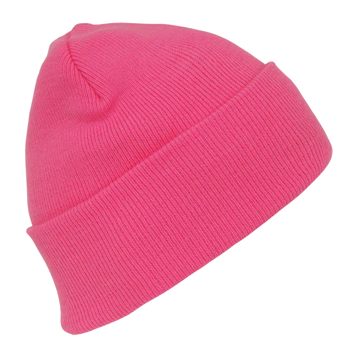Decky 813 - Neon Long Beanie, Acrylic Knit Cap