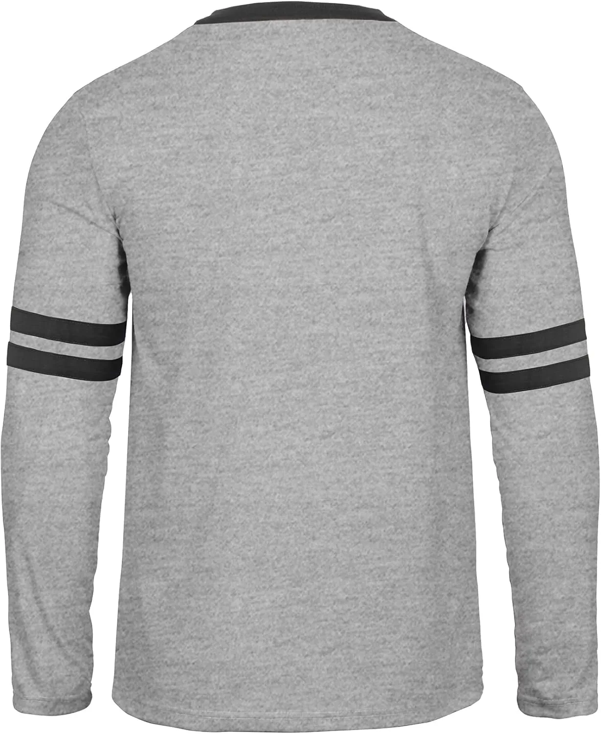 Decrum Mens Long Sleeve Shirts - Soft Comfy Casual Round Neck Full Sleeves Ringer Tee Men