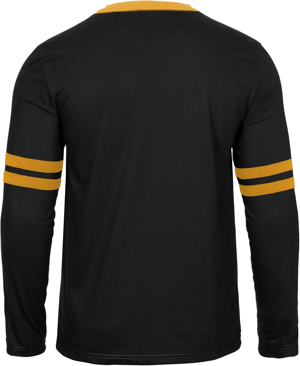 Decrum Mens Long Sleeve Shirts - Soft Comfy Casual Round Neck Full Sleeves Ringer Tee Men
