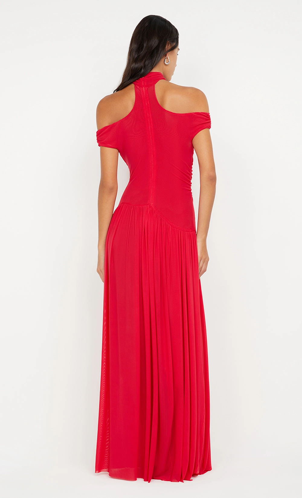 Timeless Vibe DEIJA OFFSHOULDER MAXI DRESS - STRAWBERRY