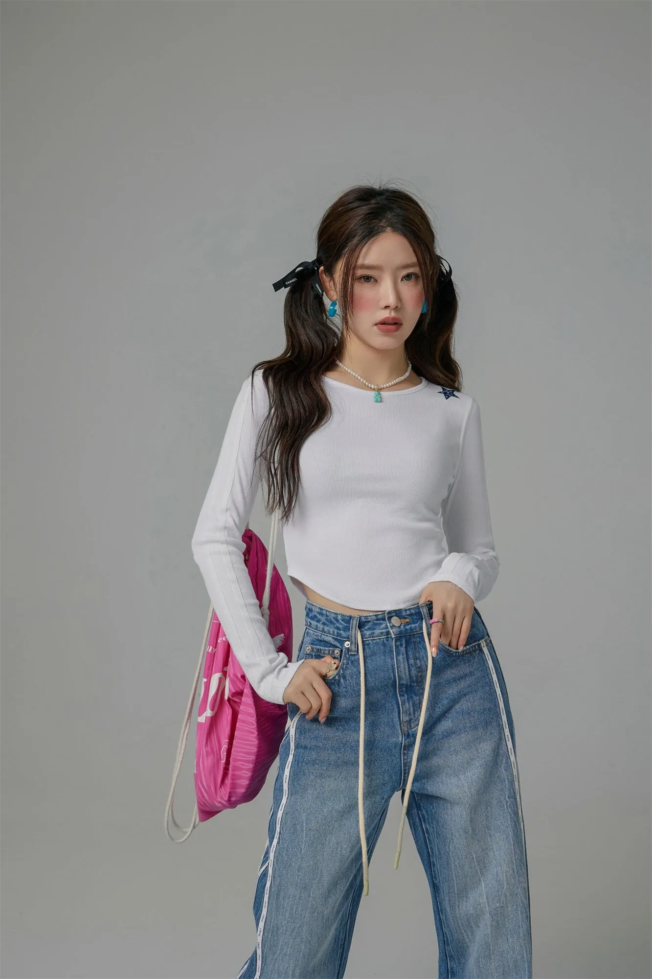 Deja Vu Slim Cropped T-Shirt