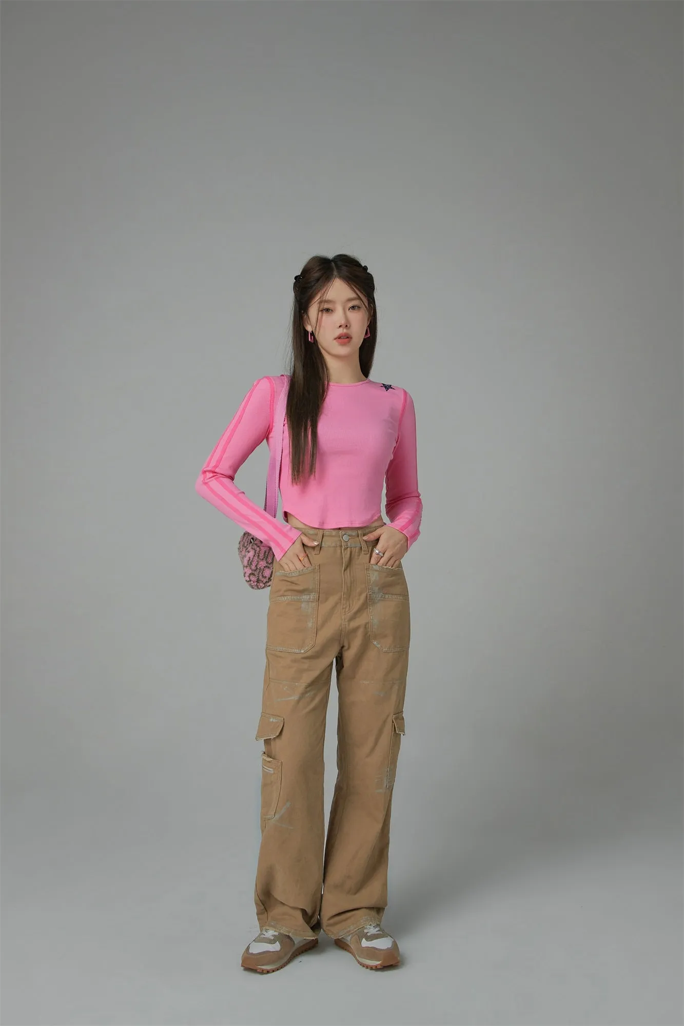 Deja Vu Slim Cropped T-Shirt
