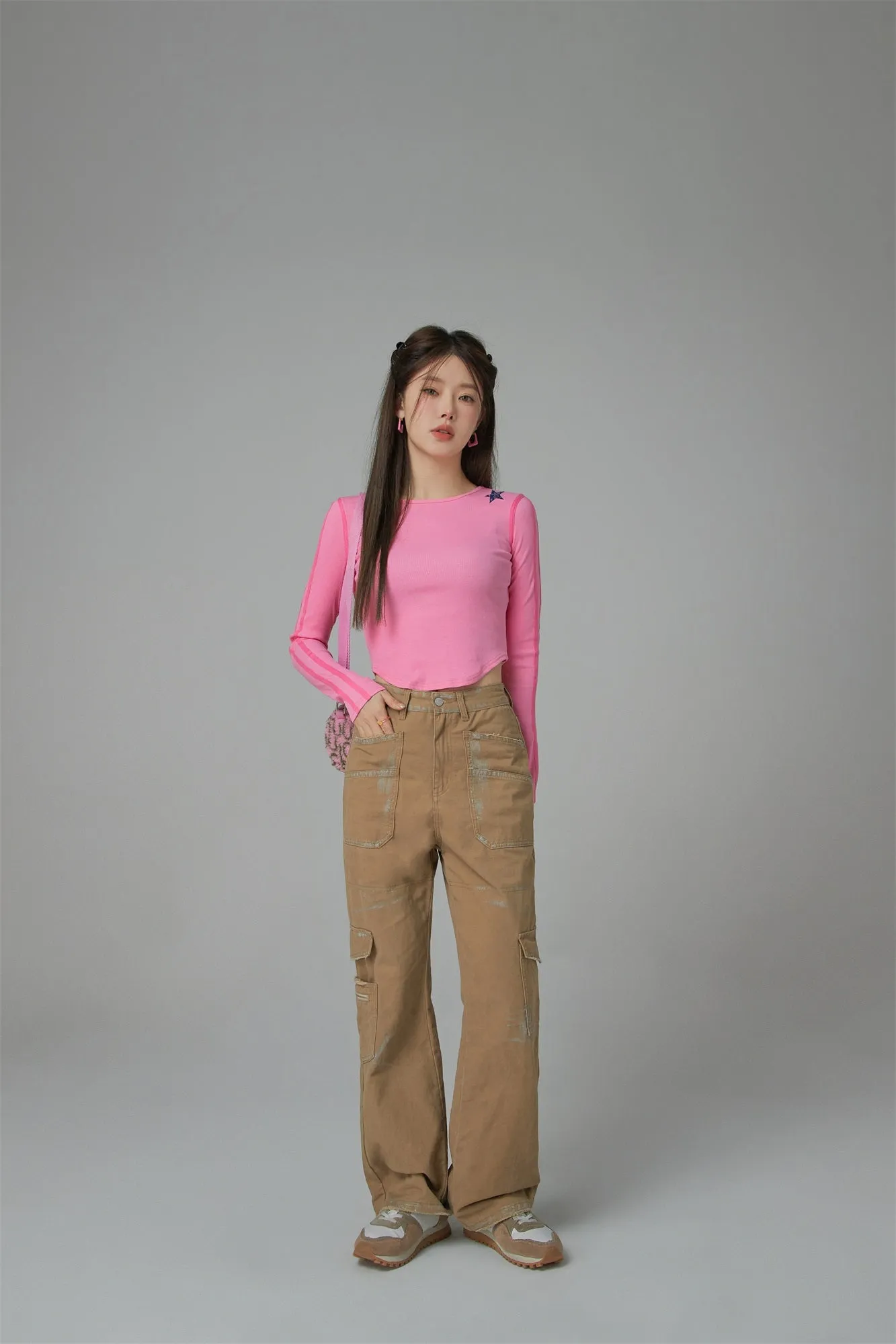 Deja Vu Slim Cropped T-Shirt