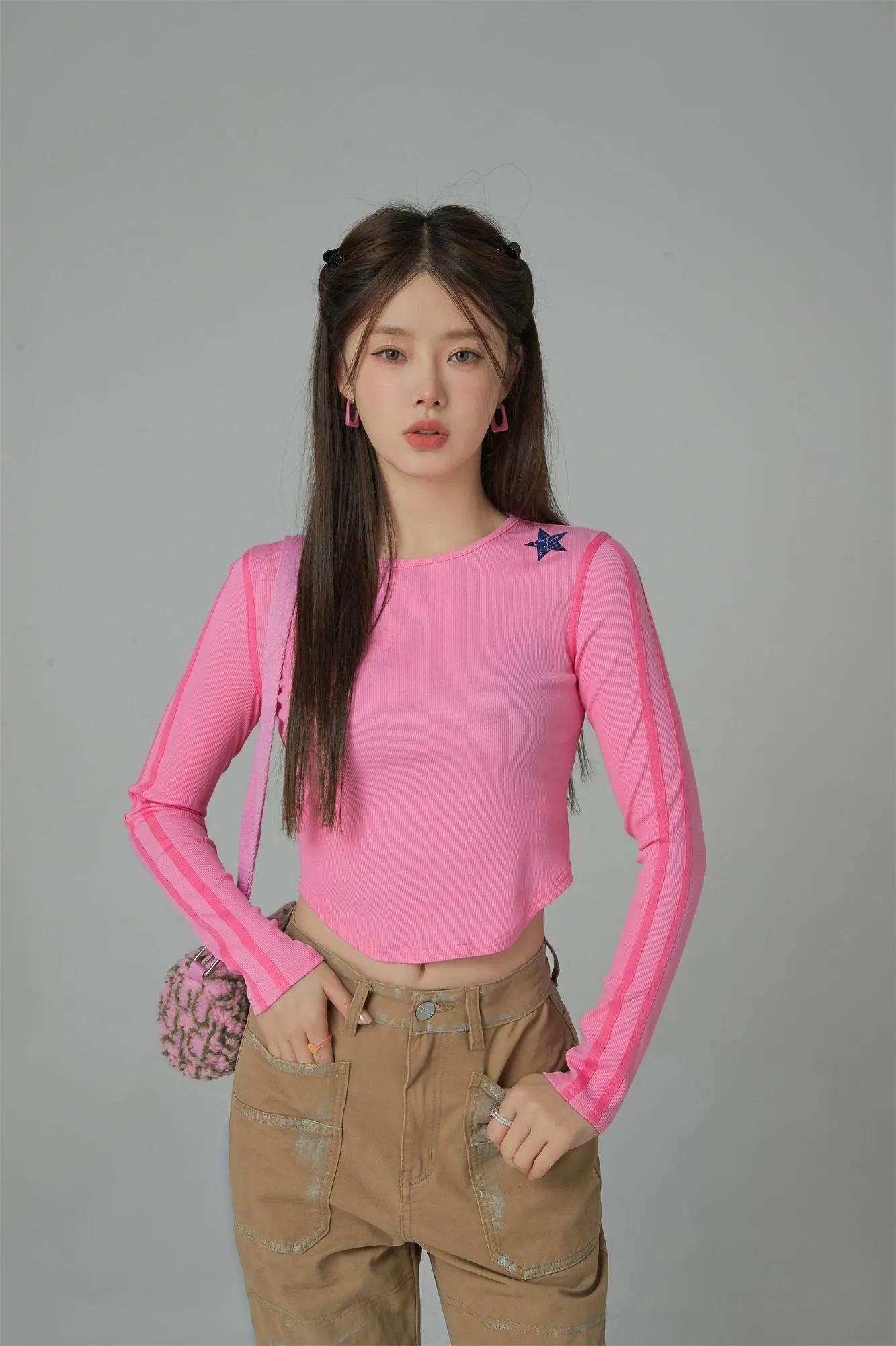 Deja Vu Slim Cropped T-Shirt