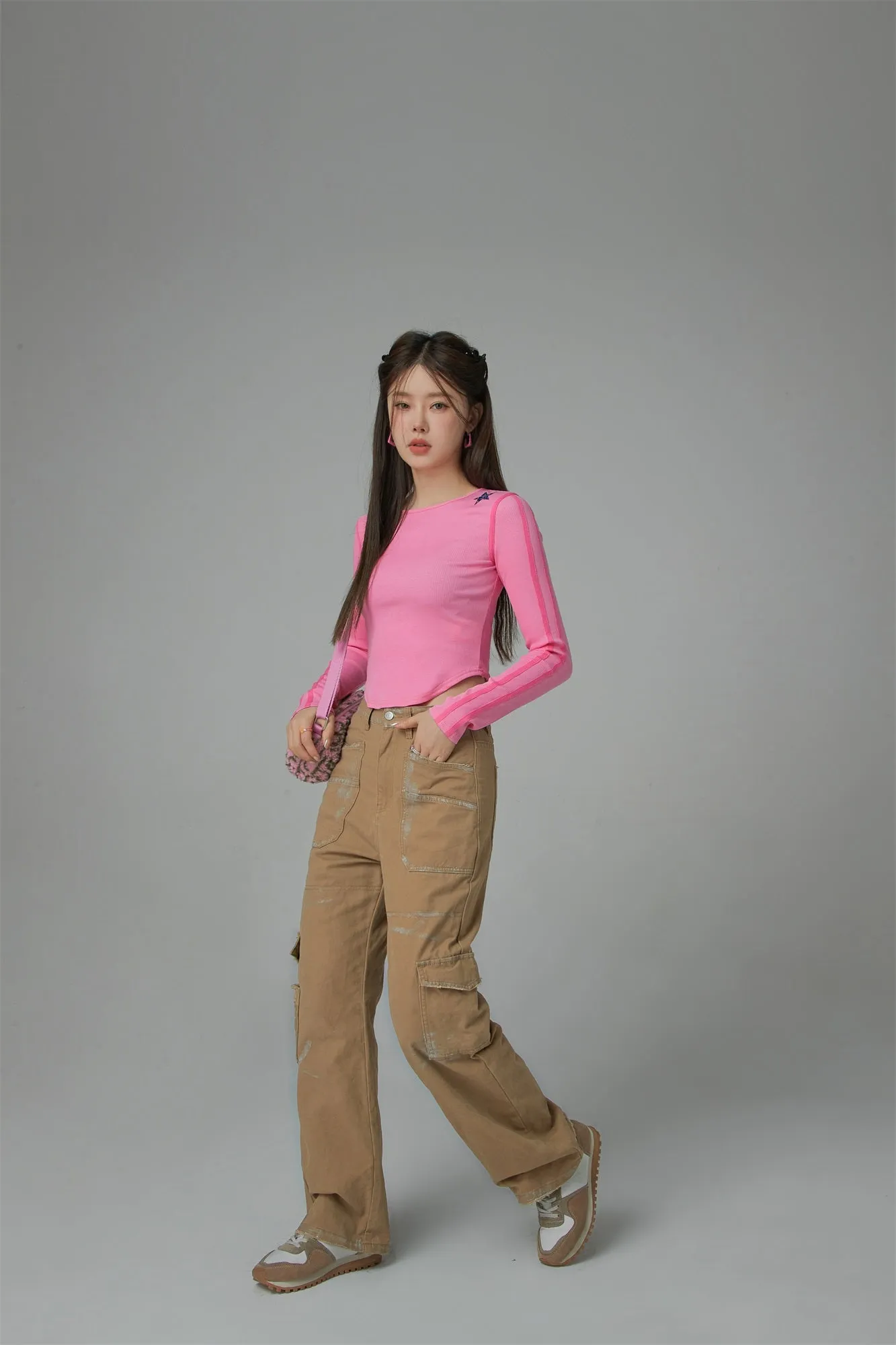 Deja Vu Slim Cropped T-Shirt