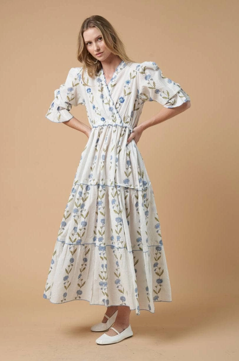 Delailah Dress Front-Zip Light Sheen