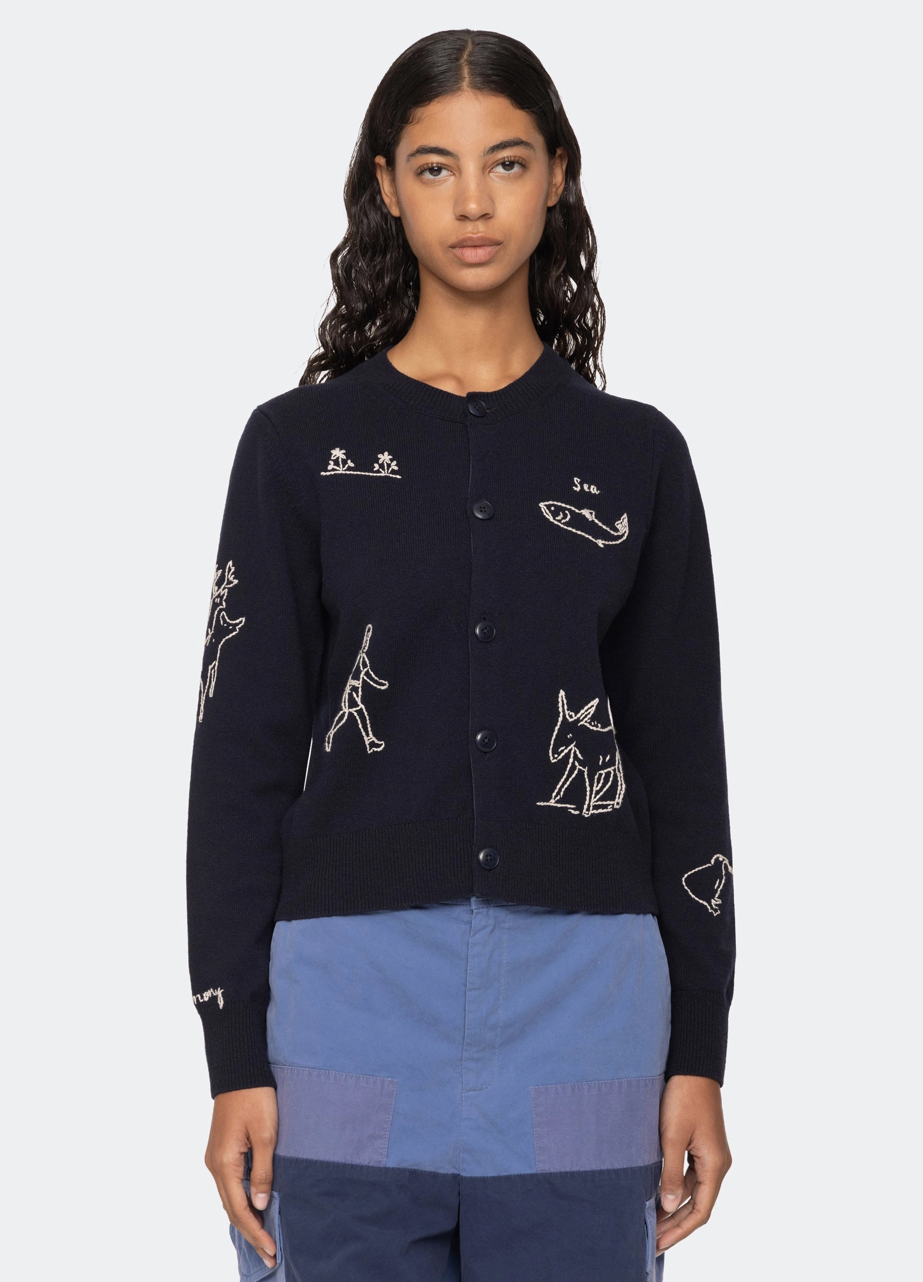Demi Cardigan Resilient Fabric Blend