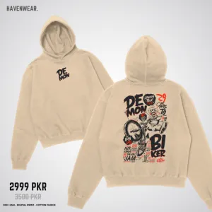 Demon Biker Oversized Hoodie