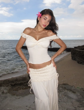 SnagResistant Fabric DENALI TOP - NEUTRAL : BONE