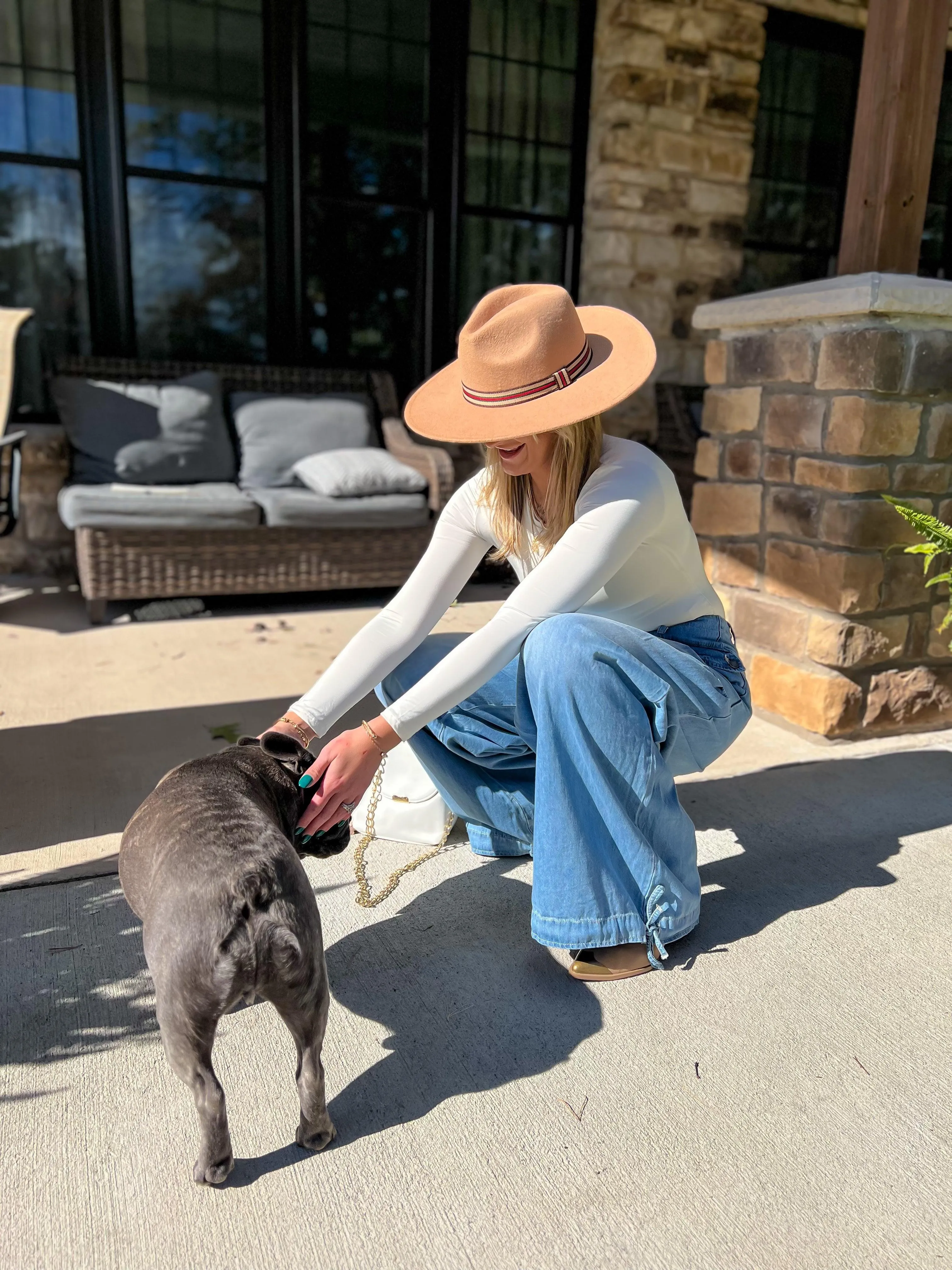 Denim Drawstring Ankle Wide Leg Maxi Pants