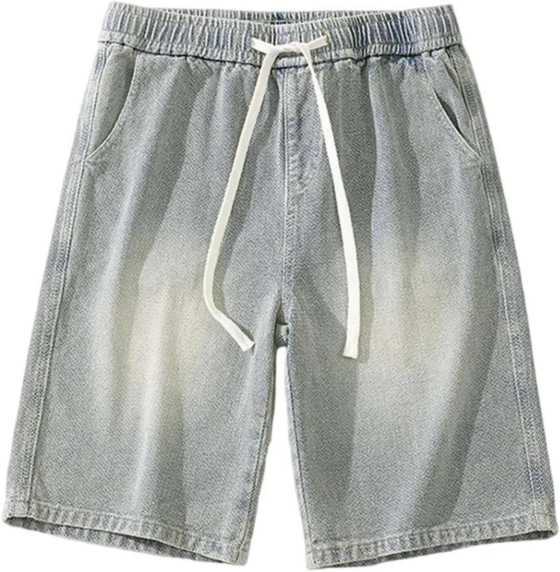 Denim Jorts for Men 2024 Skinny Stretch Lightweight Shorts Stretch Hiking Cargo Shorts Big & Tall