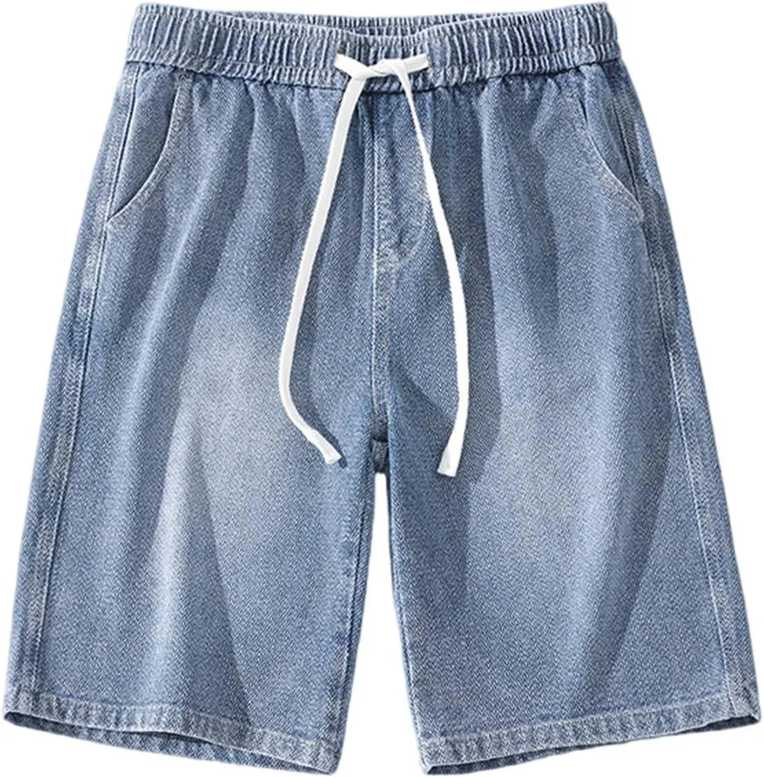 Denim Jorts for Men 2024 Skinny Stretch Lightweight Shorts Stretch Hiking Cargo Shorts Big & Tall