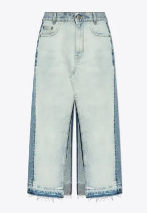 Denim Midi Skirt