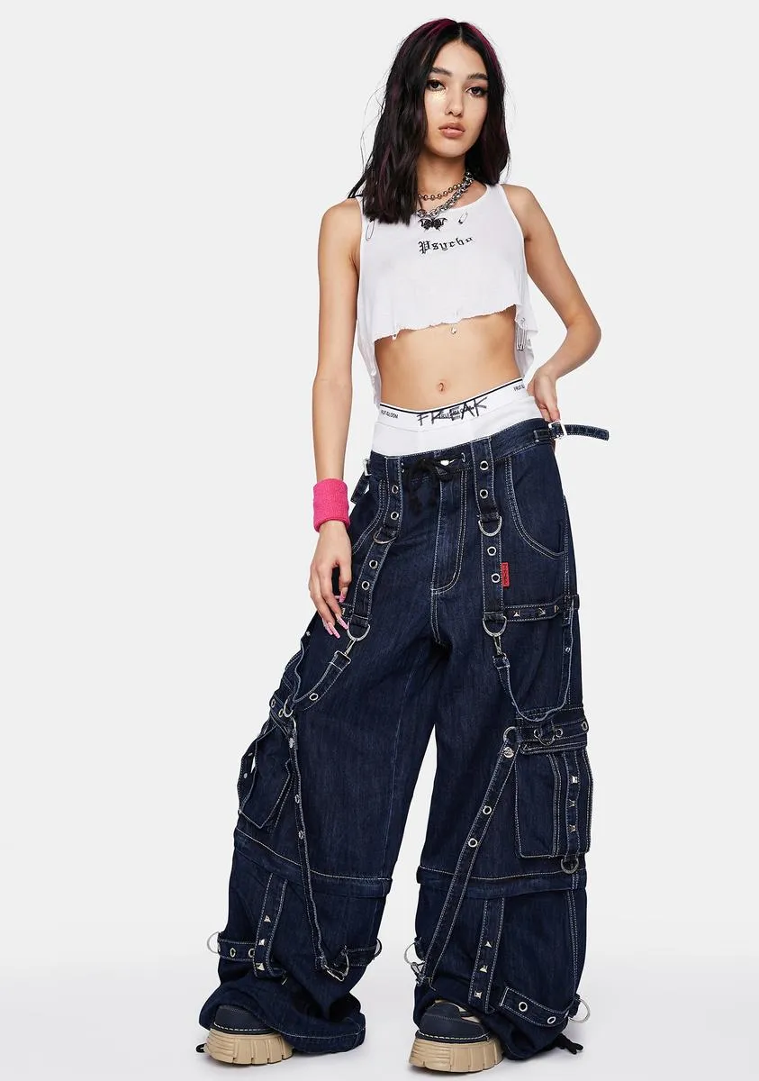 Denim Strap On Darkstreet Pants