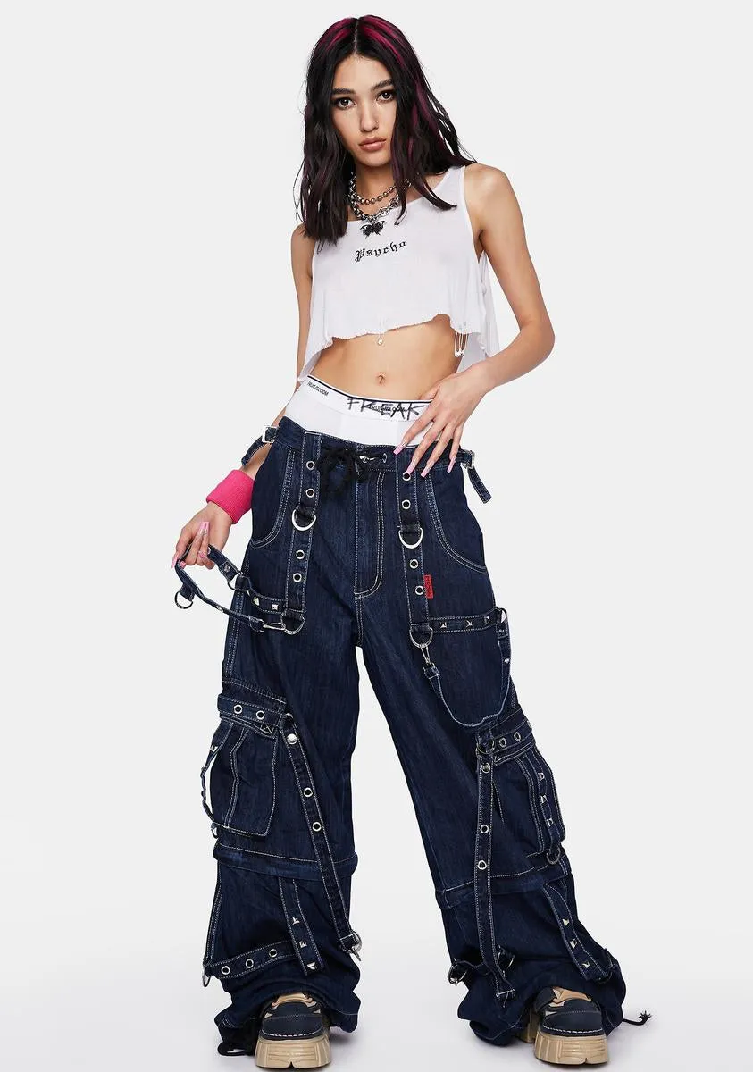 Denim Strap On Darkstreet Pants