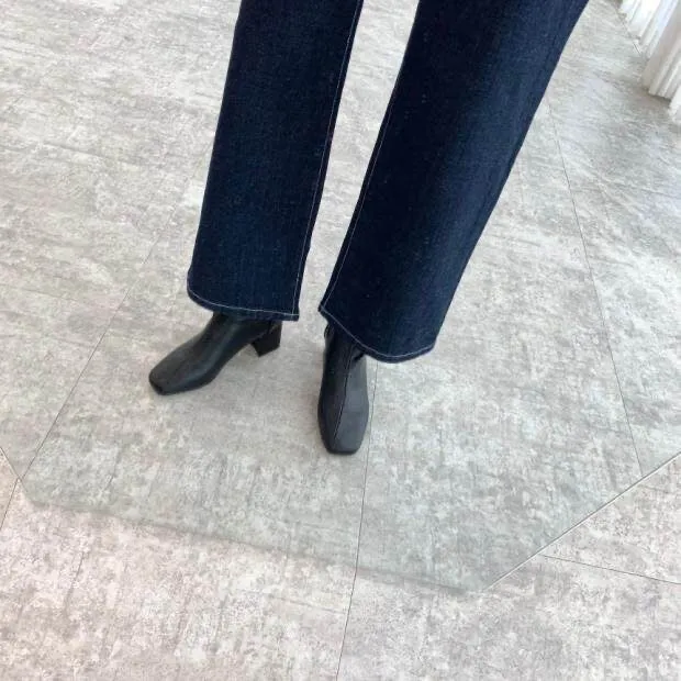 Denim Utility Barrel Pants with Contrasting Stitches