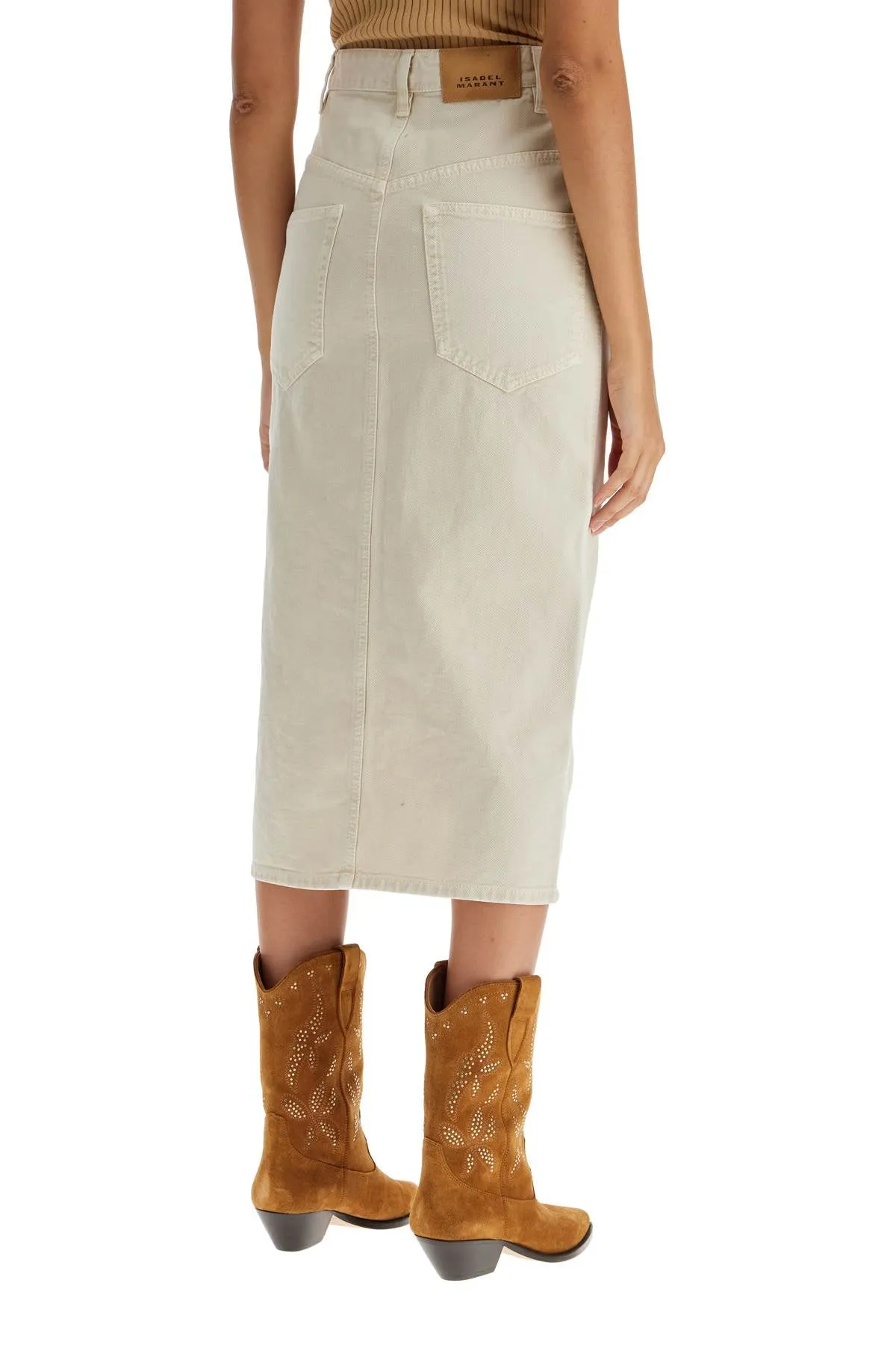 denim vandy skirt for JU0073FB B3H02E ECRU