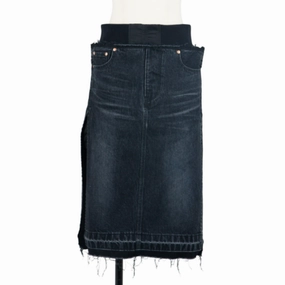 Denim Skirt Ombre effect