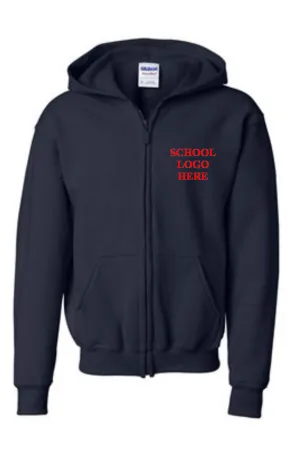 Desert Heights Navy Zipper Sweatshirt