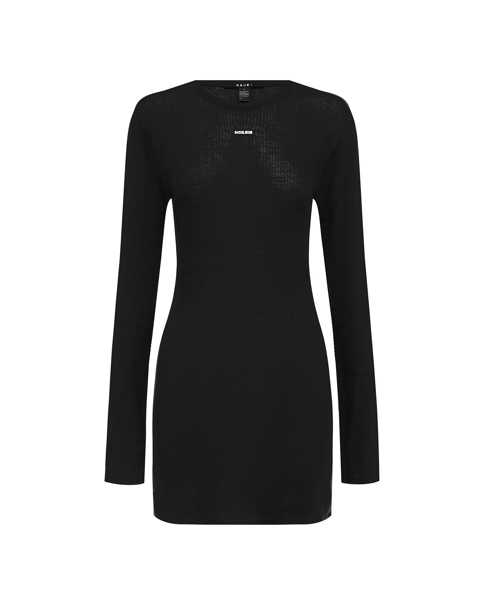 CRAWFORD LS MINI DRESS BLACK Urban Motion Smart Wear