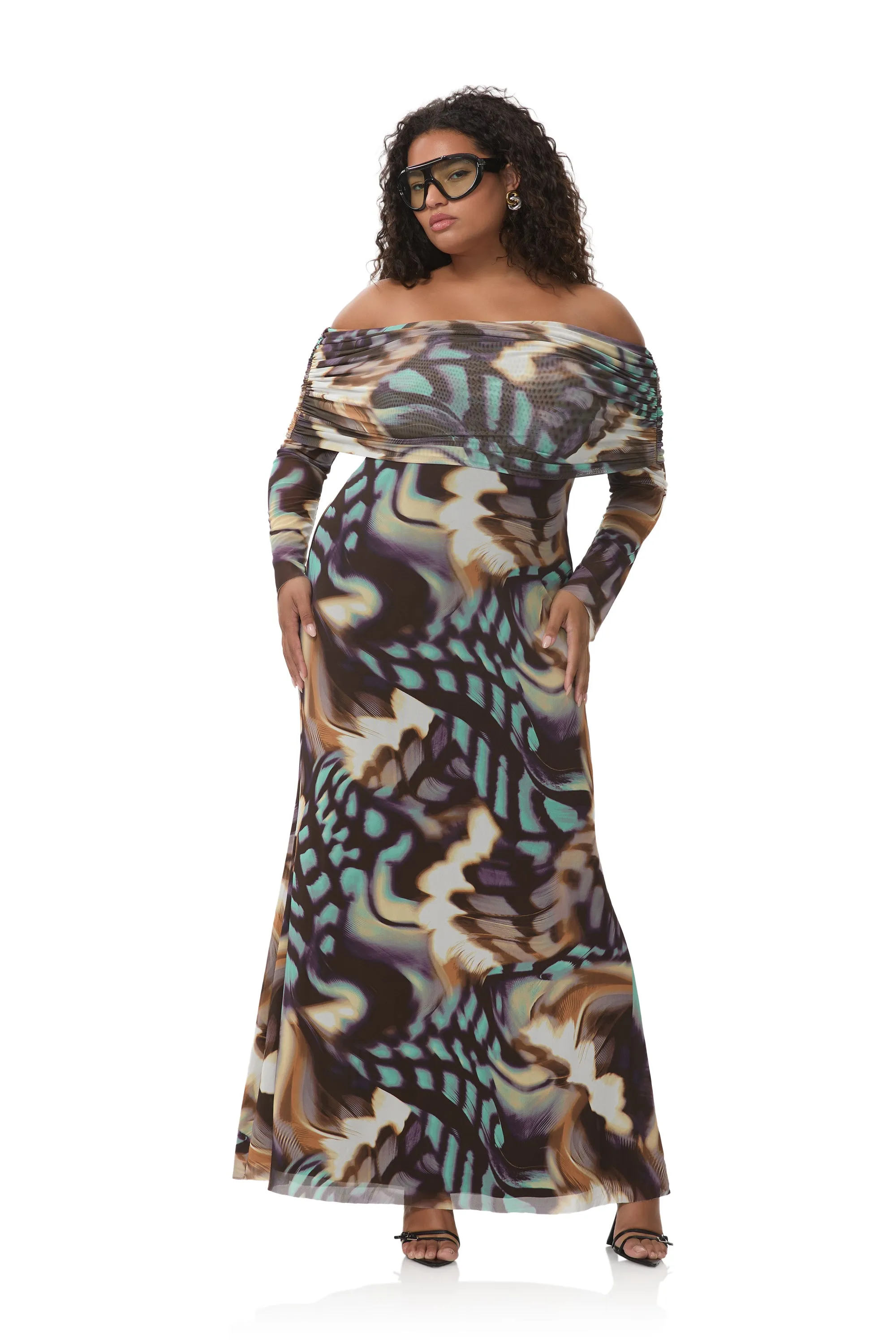 Regular-fit Day Ready Look Thelma Dress - Feather Swirl