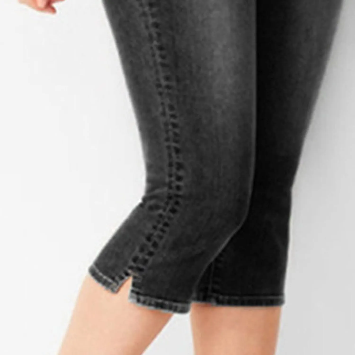 DGHM-JLMY Women's Slim Fit Denim Capri Pants Casual Skinny Slim Fit Stretch Capri Jeans Relaxed-Fit Ultra Soft with Pocket