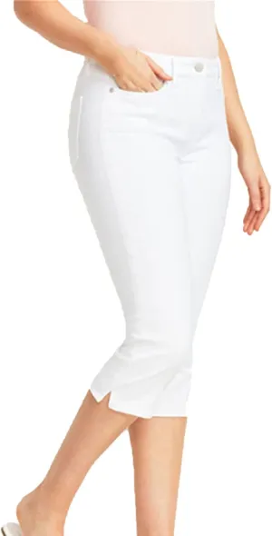 DGHM-JLMY Women's Slim Fit Denim Capri Pants Casual Skinny Slim Fit Stretch Capri Jeans Relaxed-Fit Ultra Soft with Pocket