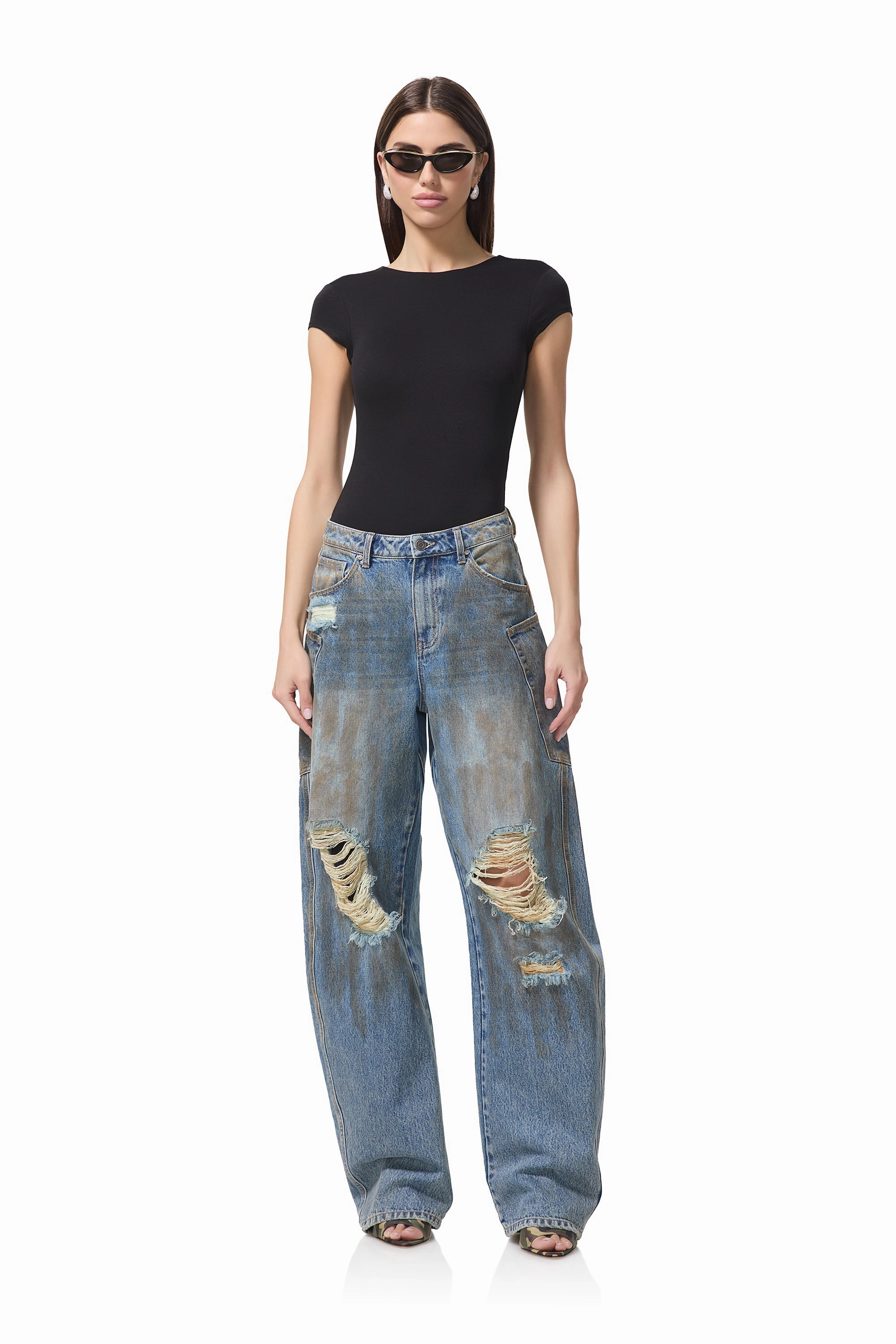 Casual Jacket Garment Dyed Finish Gosia Bodysuit - Noir