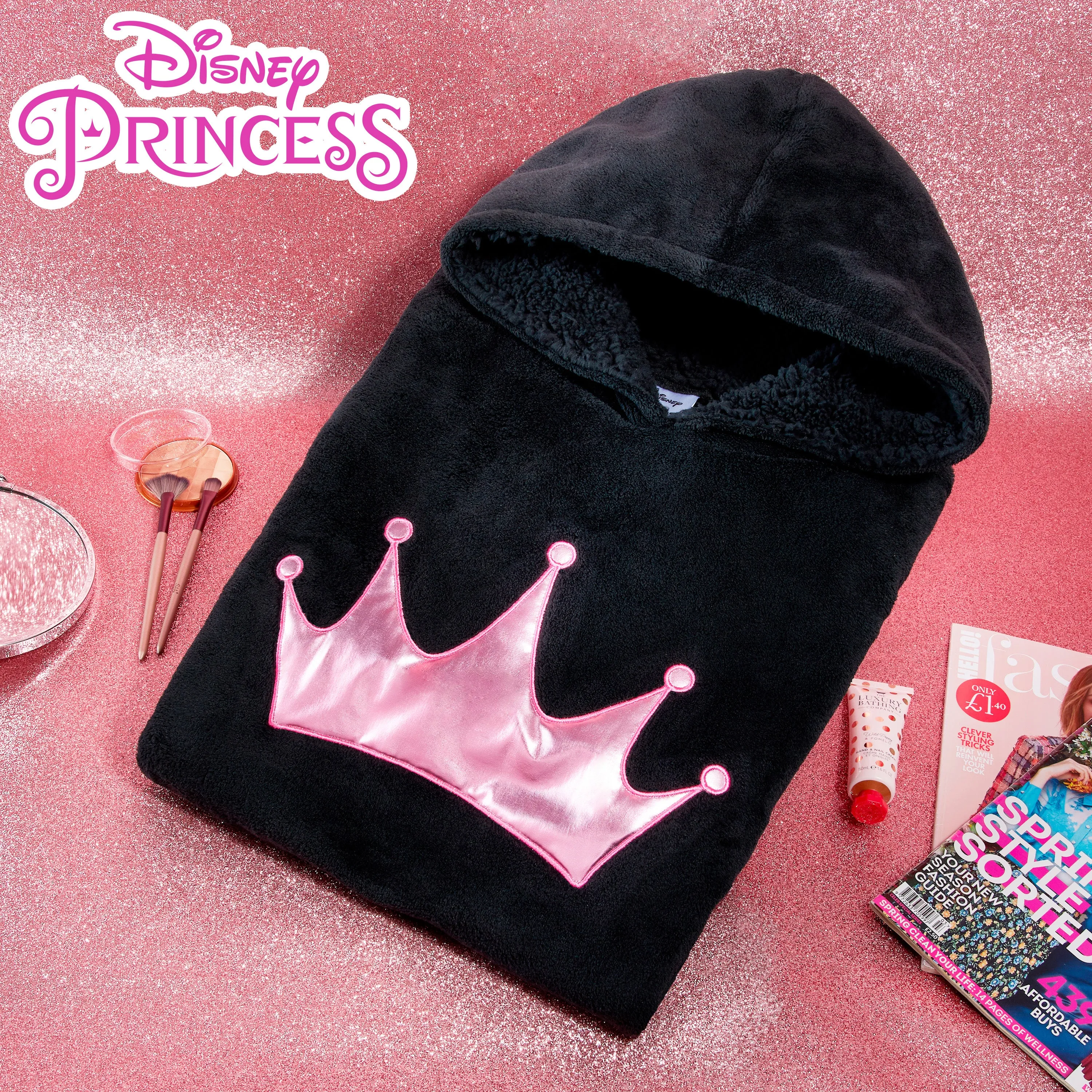 Disney Women's Hoodies, Oversized Blanket Hoodie - Princess