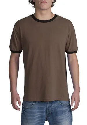 District Threads - Pigment-Dyed Ringer Tee.  DT100