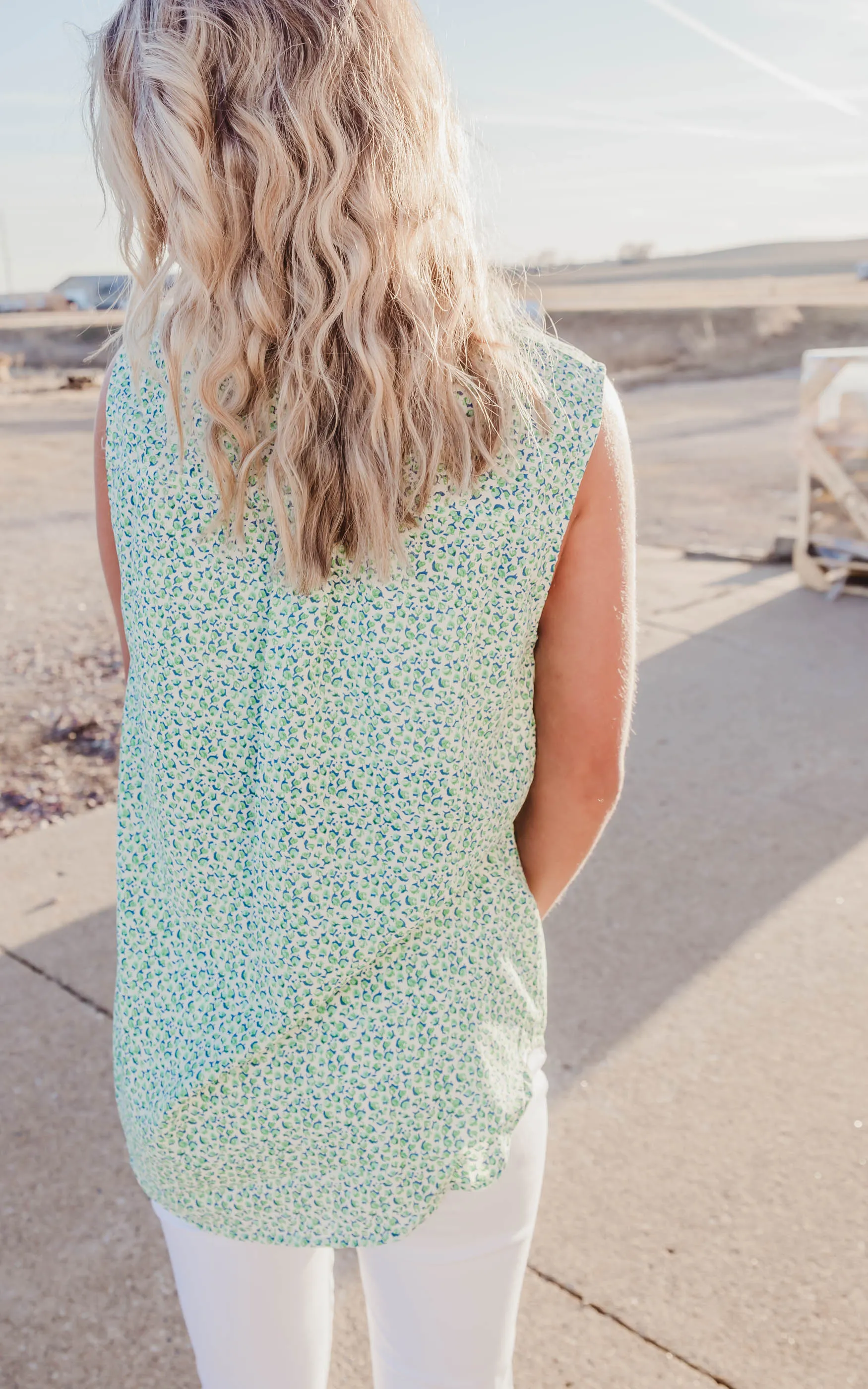 Ditsy Floral Tank Top - Final Sale