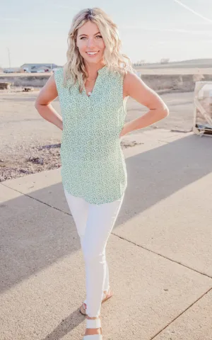 Ditsy Floral Tank Top - Final Sale