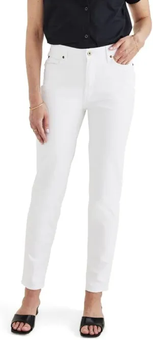 Dockers Women's Slim Fit High Rise Jean Cut Pants