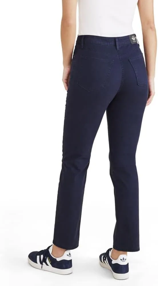 Dockers Women's Slim Fit High Rise Jean Cut Pants