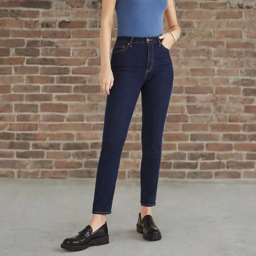Dockers Women's Slim Fit High Rise Jean Cut Pants