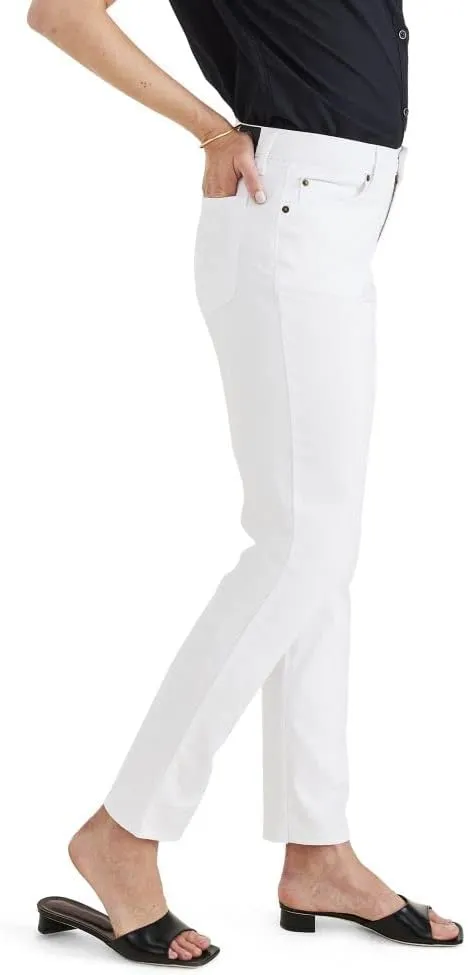 Dockers Women's Slim Fit High Rise Jean Cut Pants