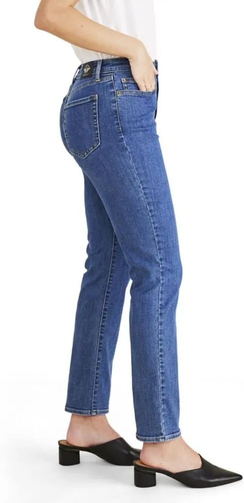 Dockers Women's Slim Fit High Rise Jean Cut Pants