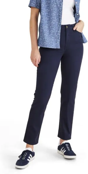 Dockers Women's Slim Fit High Rise Jean Cut Pants